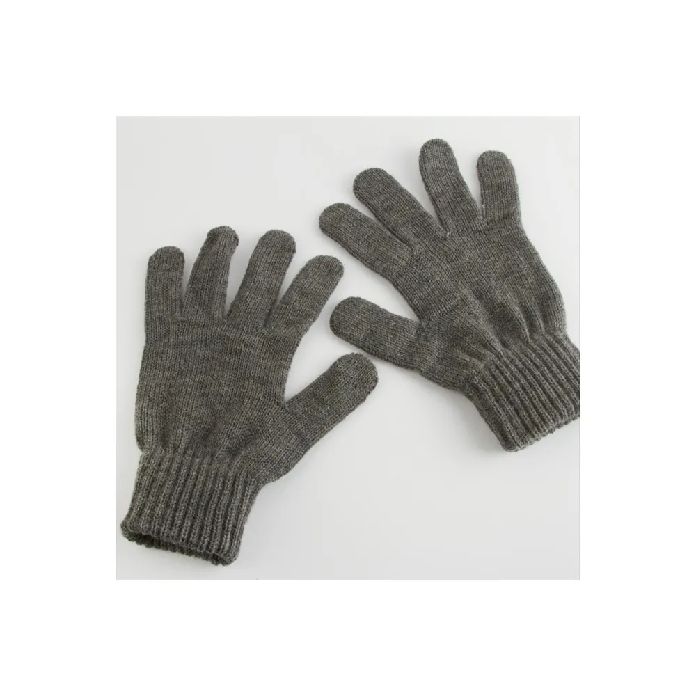 Süper Tek Kat  Eldiven-Koyu Gri