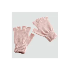 Kesik Uçlu Eldiven-Açık Pembe