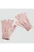 Kesik Uçlu Eldiven-Açık Pembe