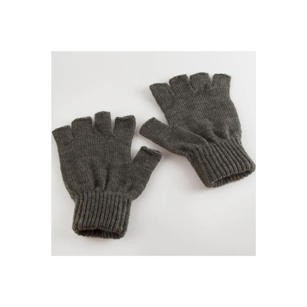 Kesik Uçlu Eldiven-Koyu Gri