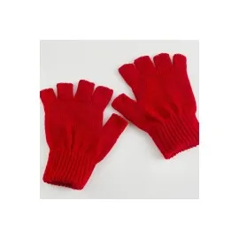 Kesik Uçlu Eldiven-Kırmızı