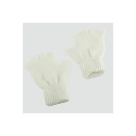 Kesik Uçlu Eldiven-Beyaz