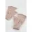 Kesik Uçlu Eldiven-toz pembe