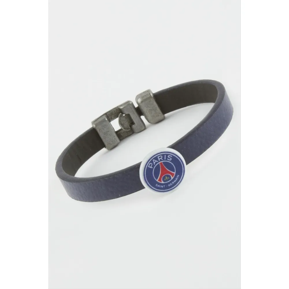 Lacivert Renkli Suni Deri Bileklik-Lacivert