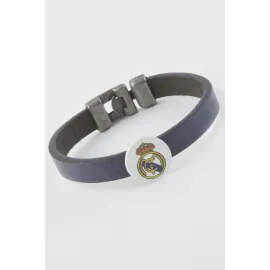 Lacivert Renkli Suni Deri Bileklik-Lacivert