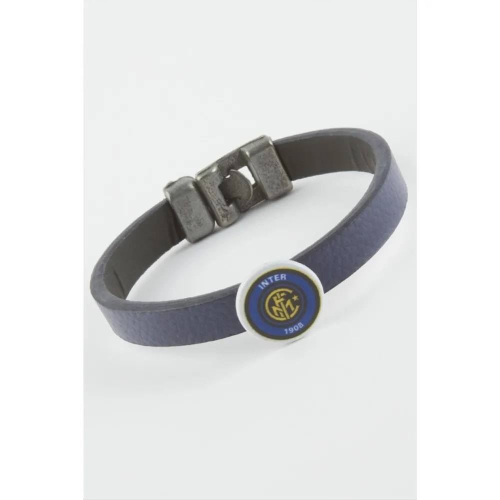 Lacivert Renkli Suni Deri Bileklik-Lacivert