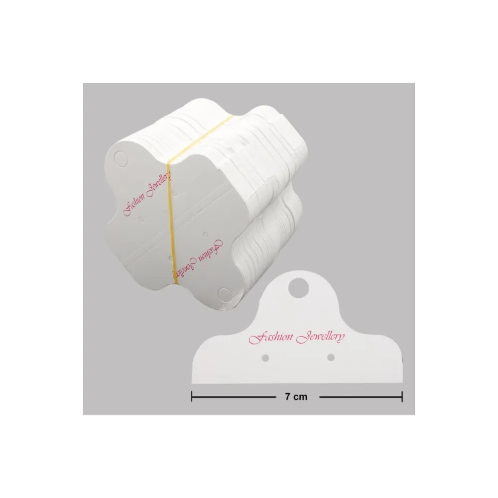 Kolye Ve Set Kolye Kartı-Beyaz