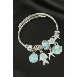 Balık Panora Bileklik-Gümüş Rengi