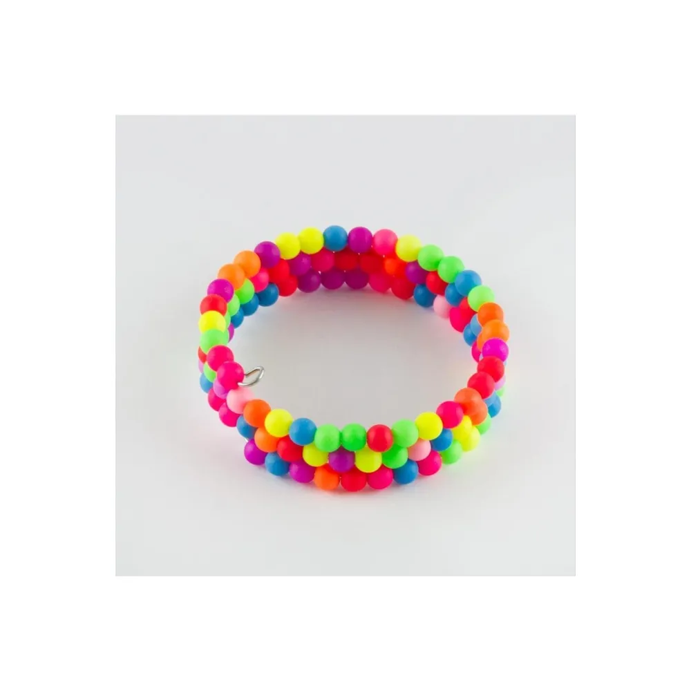 Boncuklu Çocuk Bileklik-Renkli