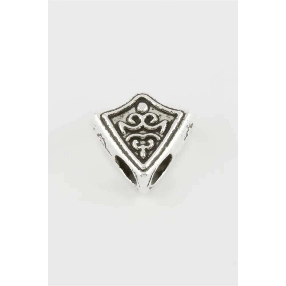 Üçgen Tesbih Ara Aparatı 1 Adet-Gümüş Rengi