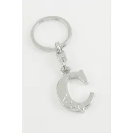 Harfli Metal Anahtarlık-Ç