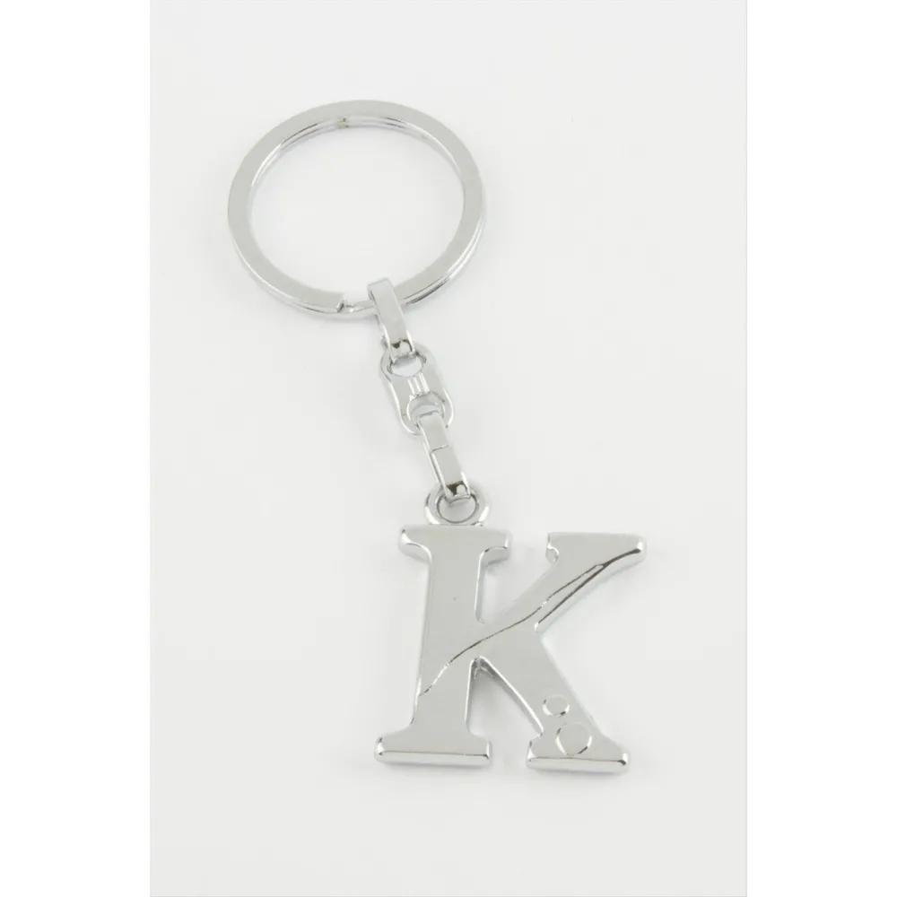 Harfli Metal Anahtarlık-K