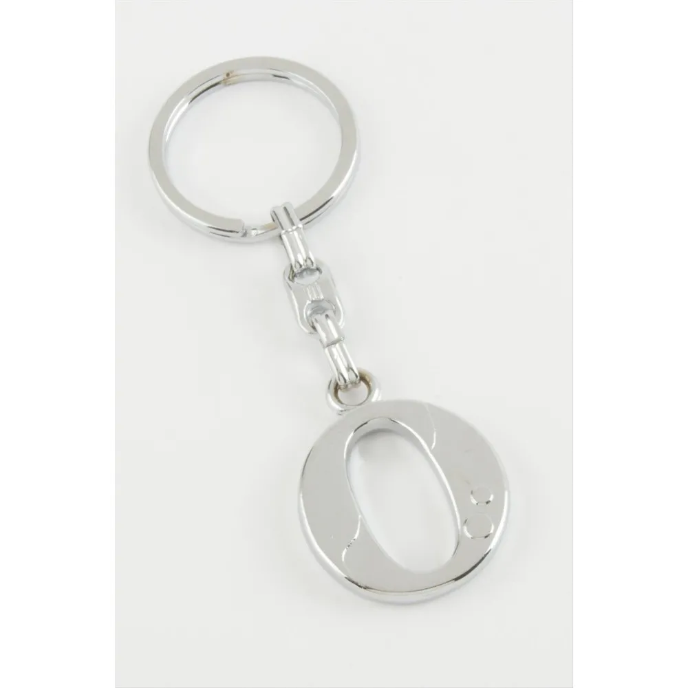 Harfli Metal Anahtarlık-O