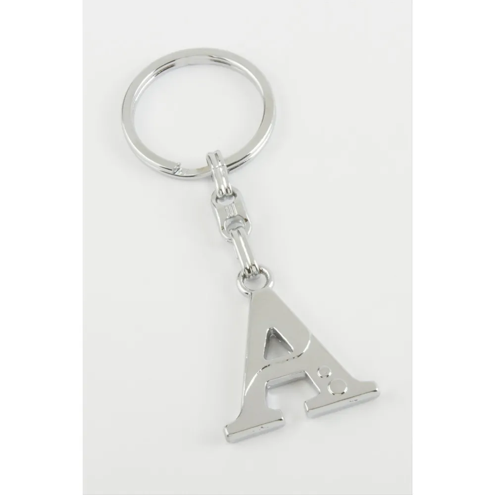 Harfli Metal Anahtarlık-A