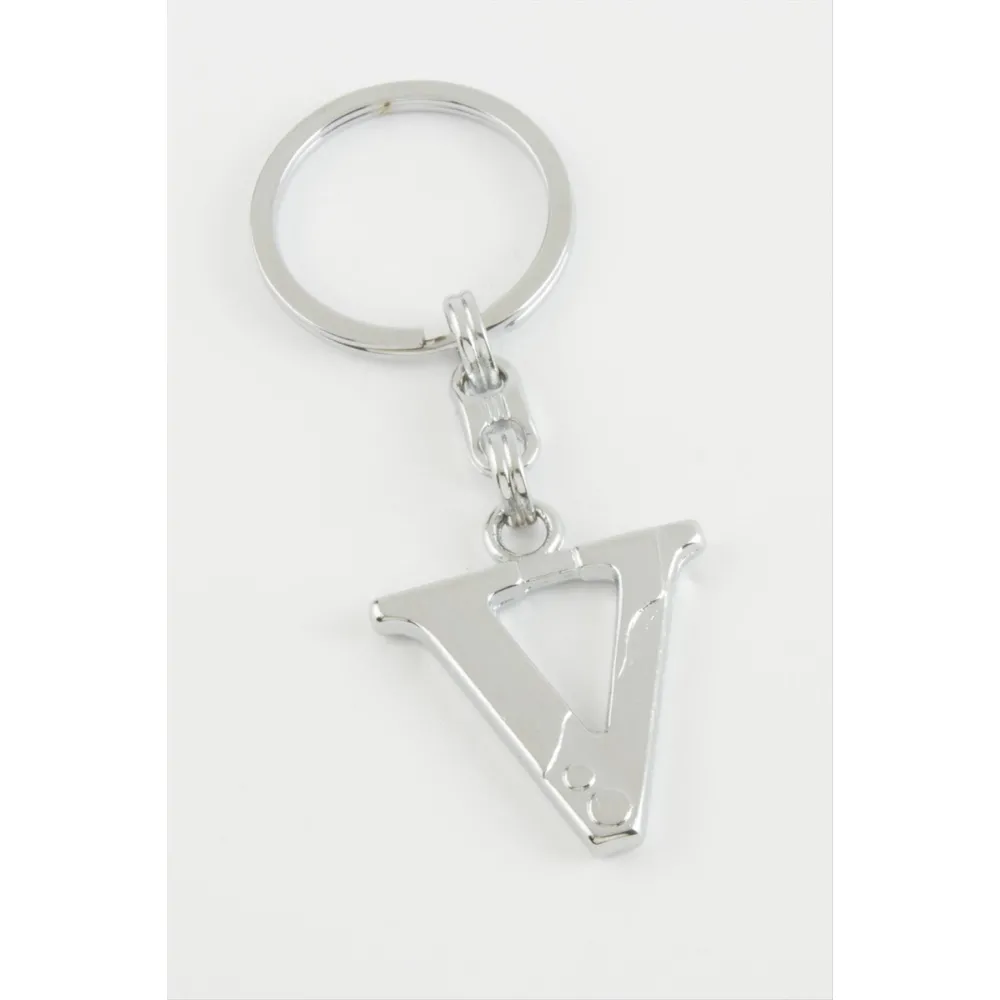 Harfli Metal Anahtarlık-V