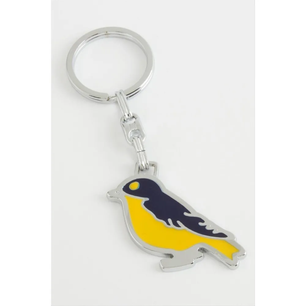 Kanarya Metal Anahtarlık-Lacivert