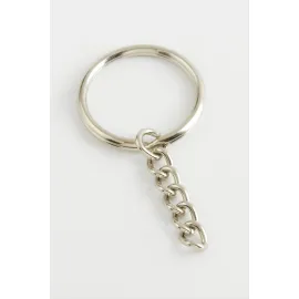 İnce Anahtarlık Aparatı-Gümüş Rengi