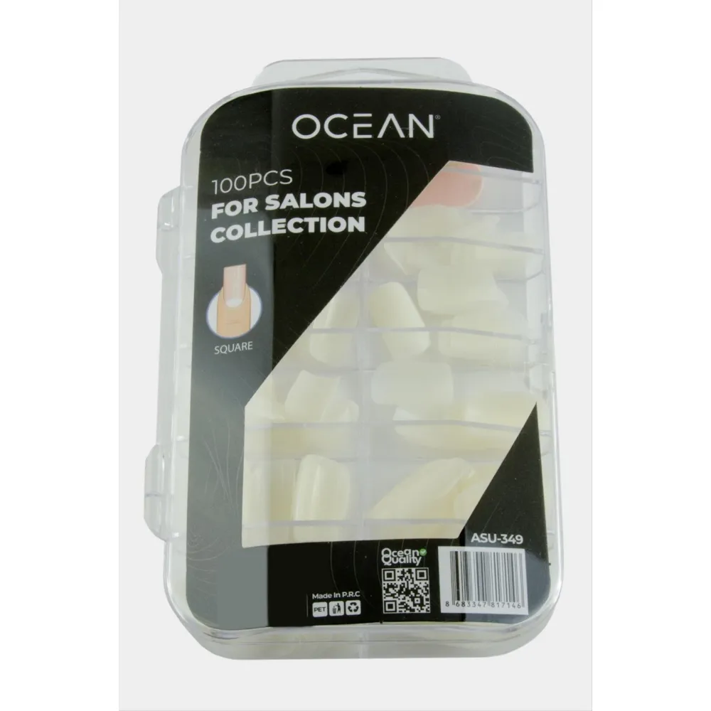 Ocean Takma Tırnak 100 Adet-Krem