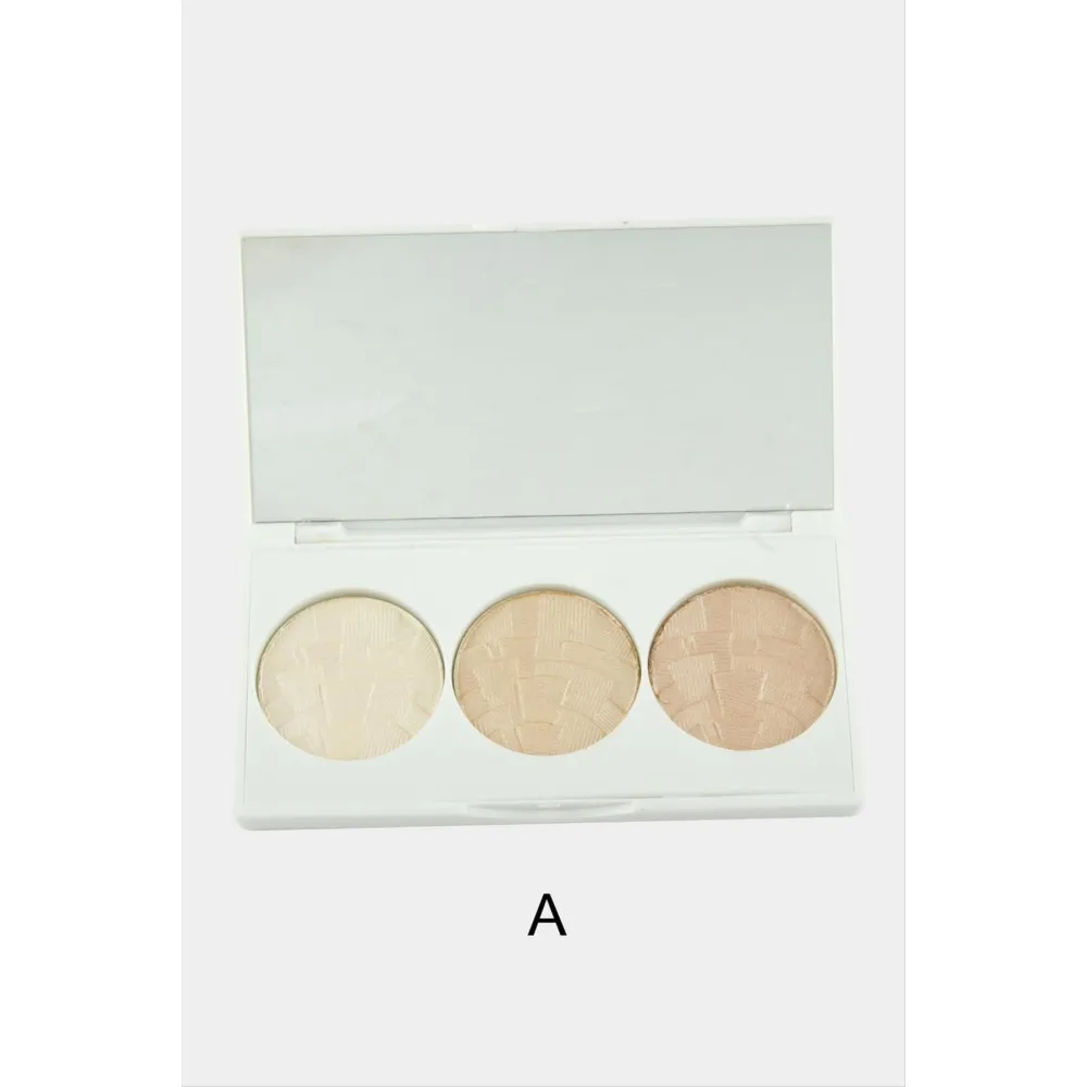 Gabrini 3lü Highlighter Palet Set-1
