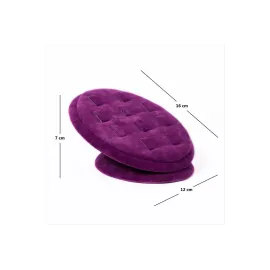 Oval Anfora Kumaş Kaplamalı Yüzük Standı-Mor