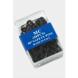 50 Adet Kutulu Çengel İğne-Siyah