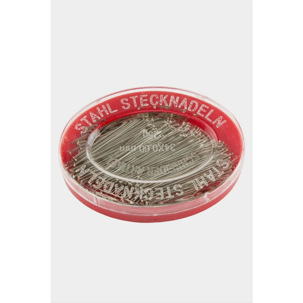 200 Adet Kutulu Çelik İğne-Gümüş Rengi