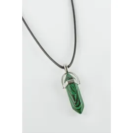 Malahit Point Kolye-Yeşil