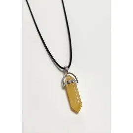 Akik Point Kolye-Sarı