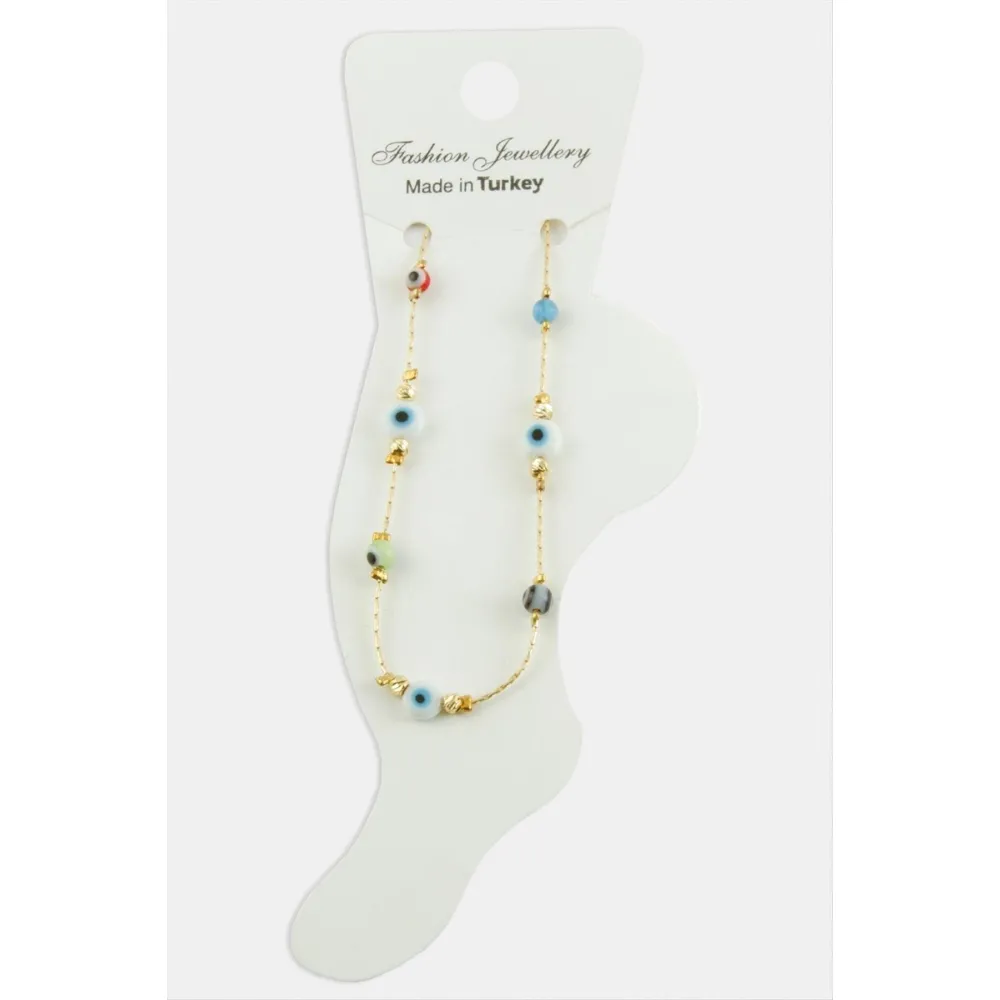 Nazar Boncuk Halhal-Renkli