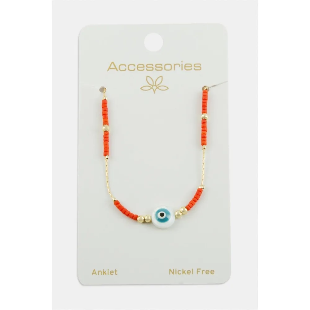 Nazar Miyoki Boncuk Halhal-Turuncu