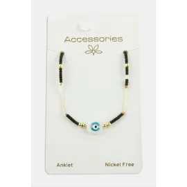 Nazar Miyoki Boncuk Halhal-Siyah