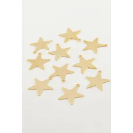 Yıldız Kolye Ucu Aparatı 1 Adet-Sarı