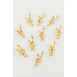 Özgürlük İşareti Kolye Ucu Aparatı 1 Adet-Sarı