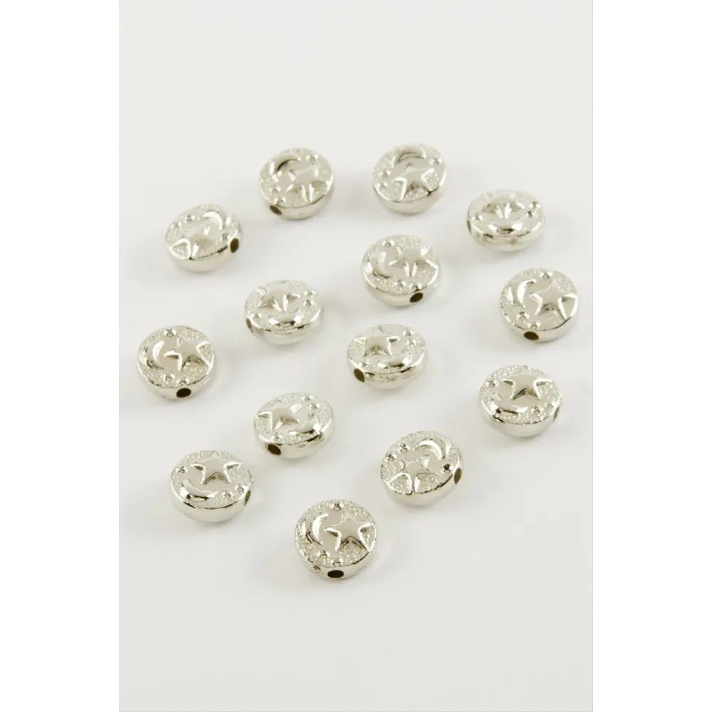 Yıldız Kolye Ucu Bileklik Aparat 1 Adet-Sarı