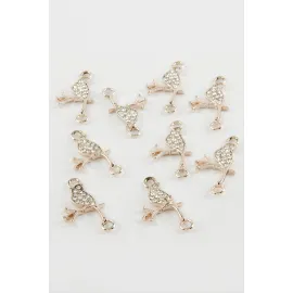 Kuş Taşlı Bileklik Aparatı 1 Adet-Roz