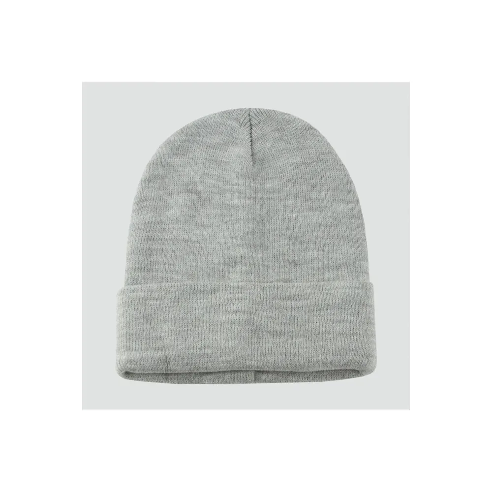 Çift Kat 1 nci kalite renkli bere  Toptan Bere Eldiven -Açık Gri