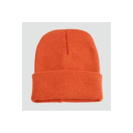 Çift Kat 1 nci kalite renkli bere  Toptan Bere Eldiven -Turuncu