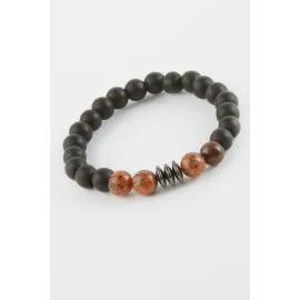 Ceyt Onix Doğaltaşlı Bileklik-Siyah