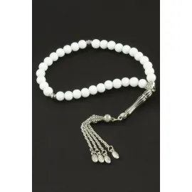 Ceyt Taşı Tesbih 8 mm-Beyaz