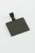 Kare İsim Yazılabilir Çelik Kolye Ucu 2X2 cm-Siyah
