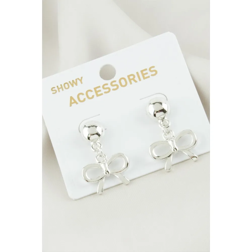 Fiyong Metal Küpe-Gümüş Rengi