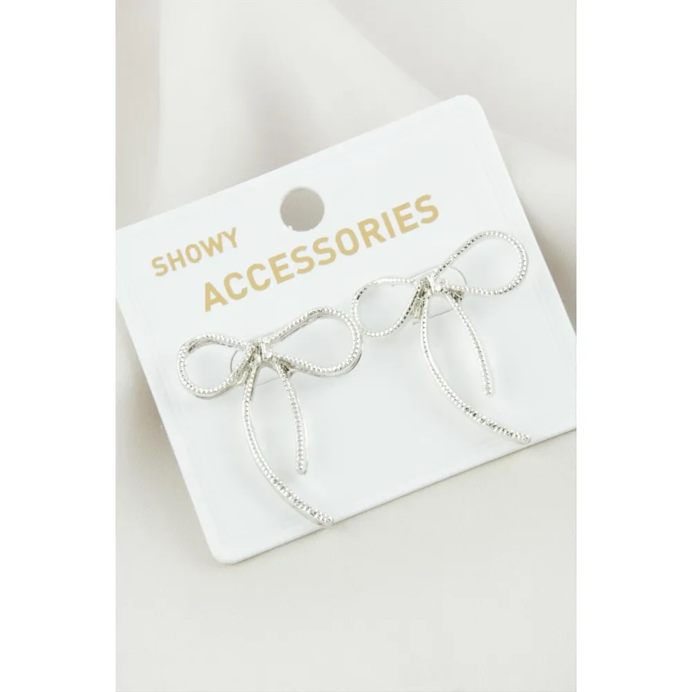 Fiyong Metal Küpe-Gümüş Rengi