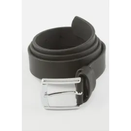 Kare Klasik Kemer 2,5 cm-Siyah