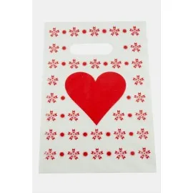 18X25 El Tutma Poşet Paketi 100 Adet-Kırmızı