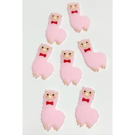 Koyun Silikonlu Figür 1 Adet-Pembe