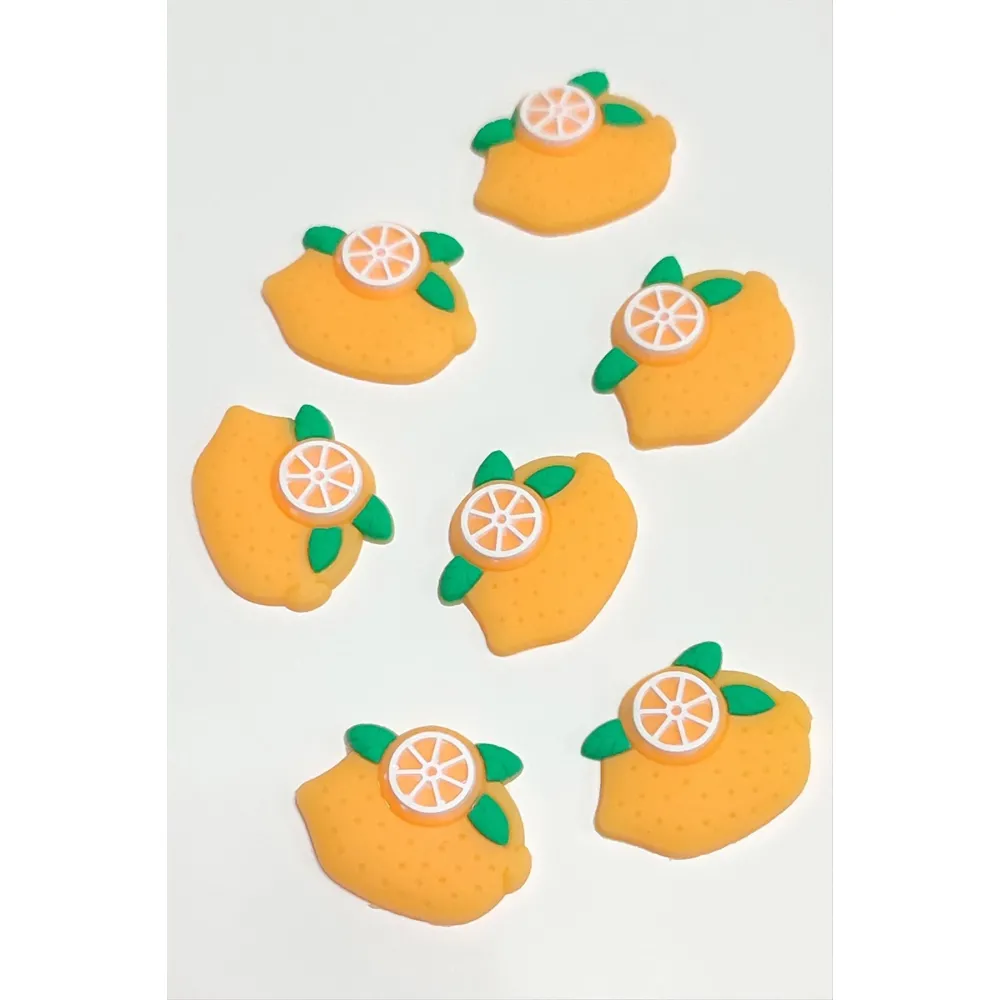 Portakal Silikonlu Figür 1 Adet-Turuncu