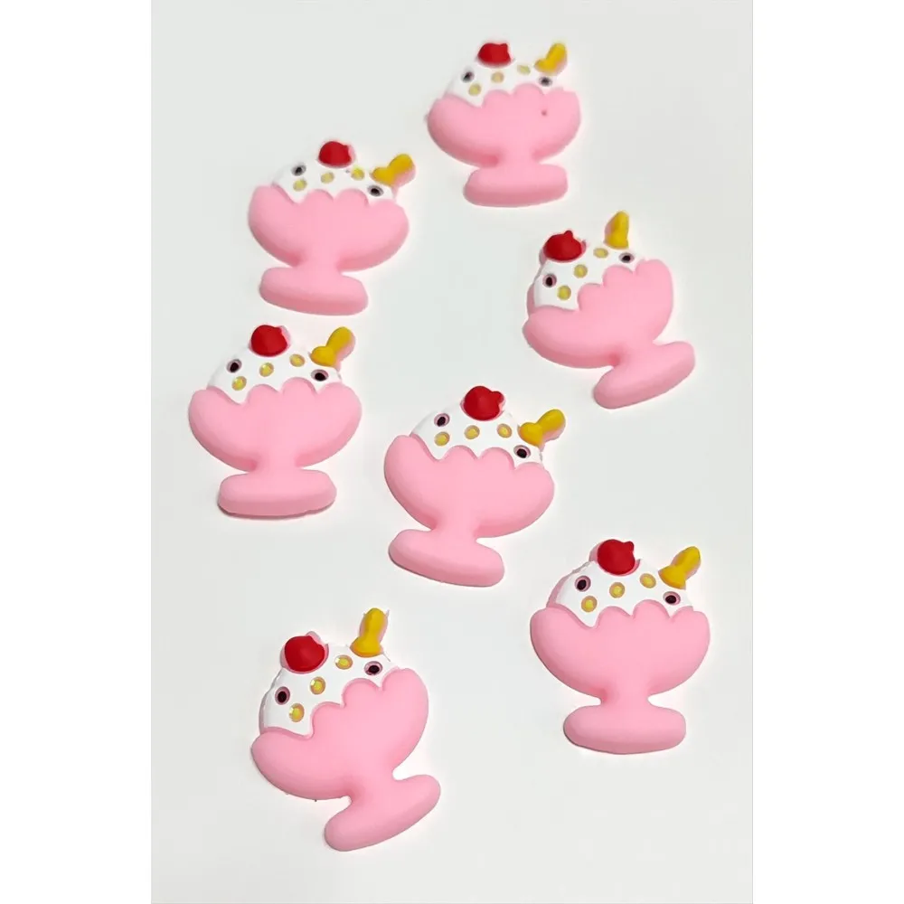 Dondurma Silikonlu Figür 1 Adet-Pembe