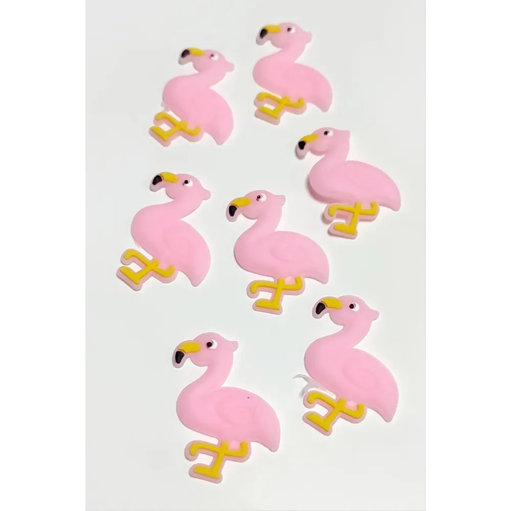 Flamingo Silikonlu Figür 1 Adet-Pembe