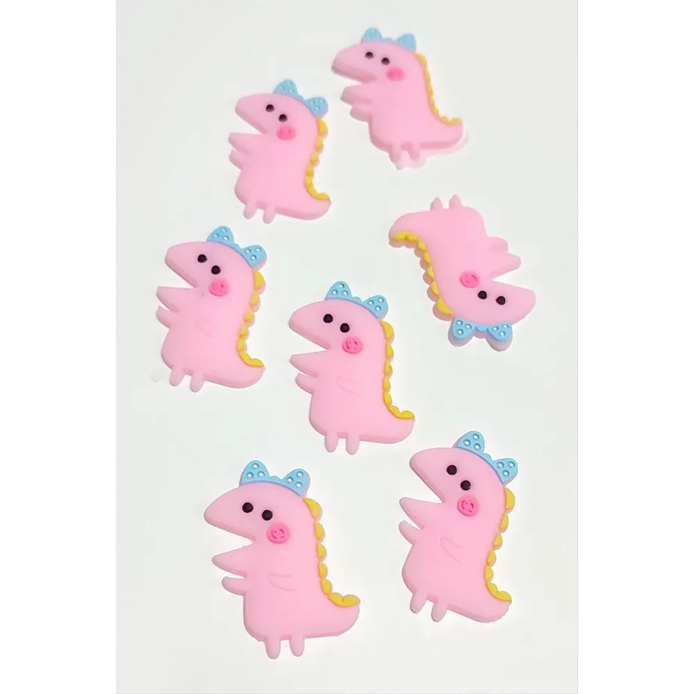 Dinazor Silikonlu Figür 1 Adet-Pembe