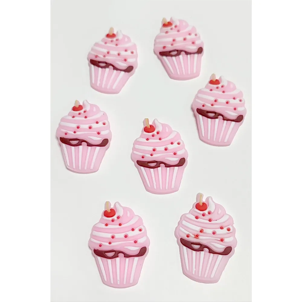 Pasta Silikonlu Figür 1 Adet-Pembe